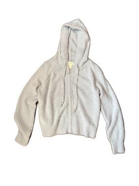 Y2K fuzzy light blue hoodie from winners